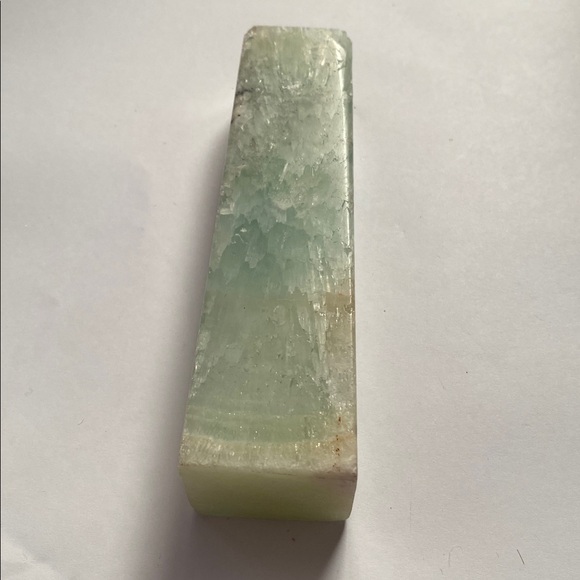 Caribbean Calcite Polished Crystal Tower - Picture 2 of 7